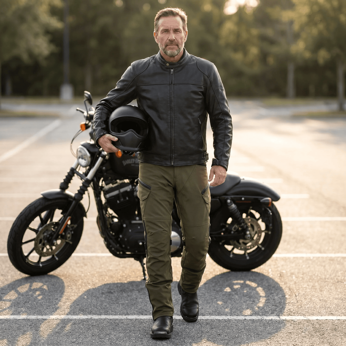 Borvane SchutzKraft™ Camouflage Motorradhose