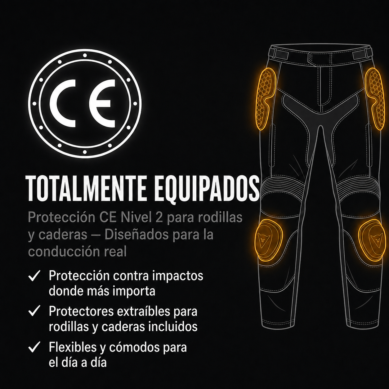 Borvane GuardiaVial™ Pantalones de Moto