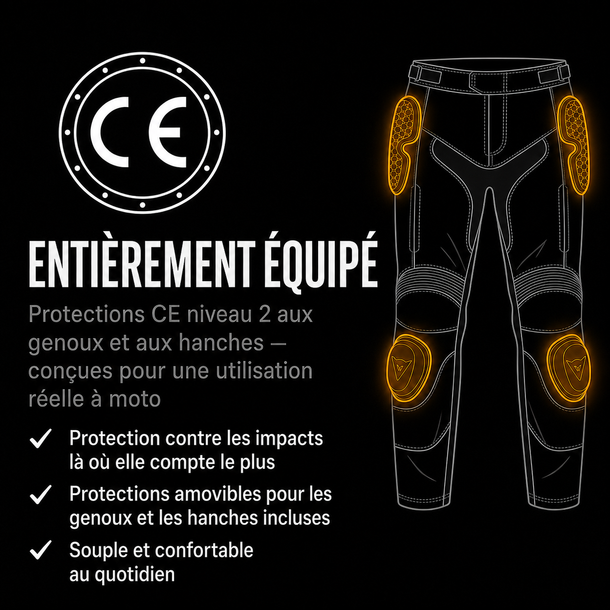 Borvane SchutzKraft™ Motorradhose