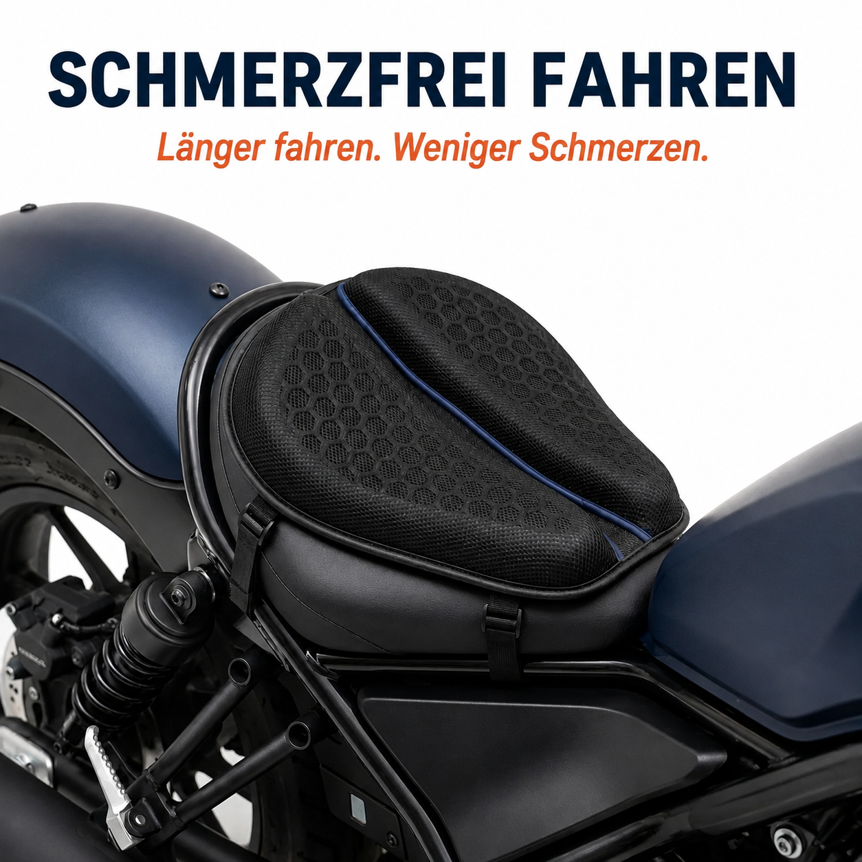 Borvane Motorrad-Sitzkissen für lange Fahrten