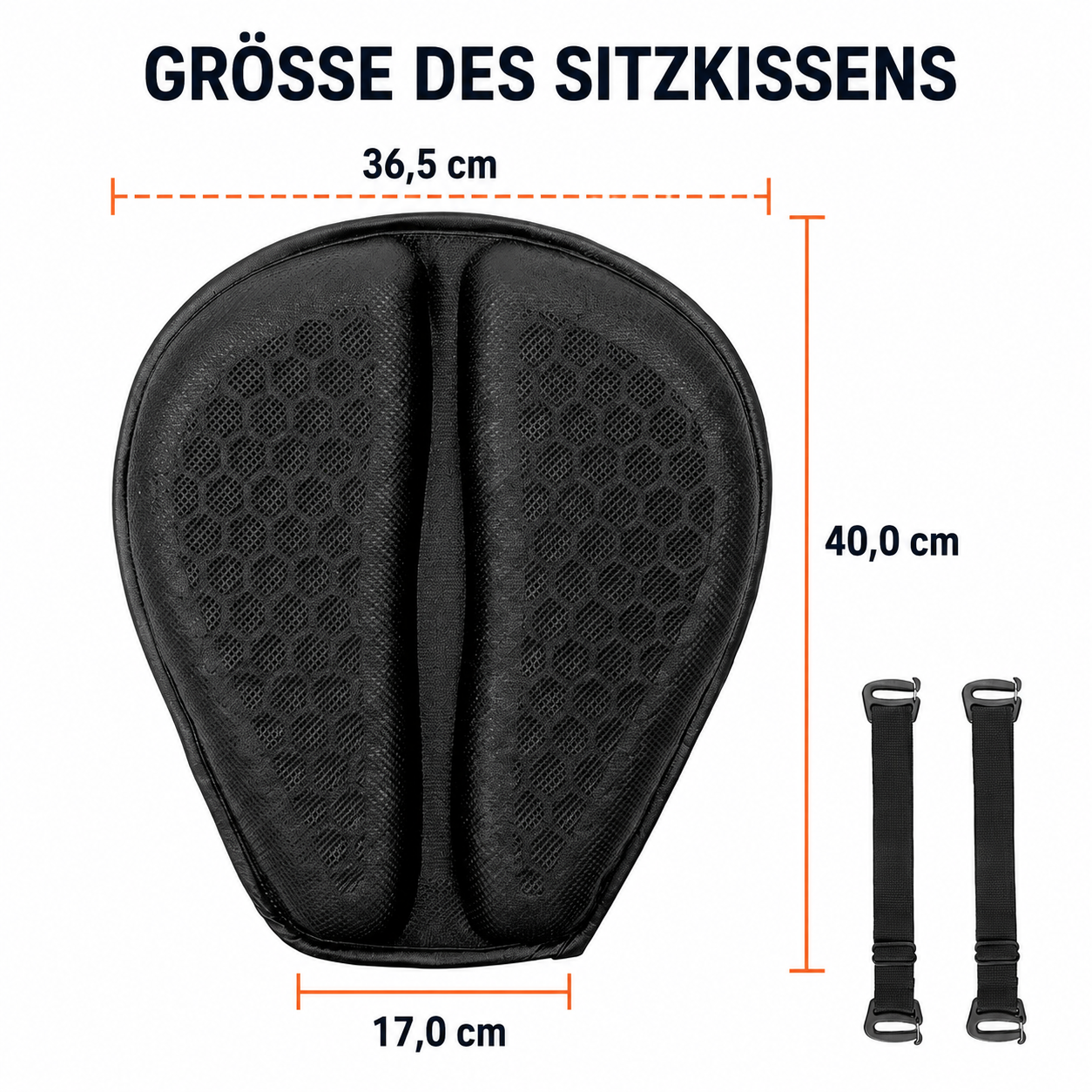 Borvane Motorrad-Sitzkissen für lange Fahrten