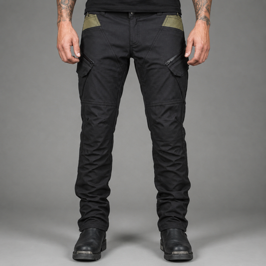 Borvane RoadGuard™ Black Motorcycle Pants