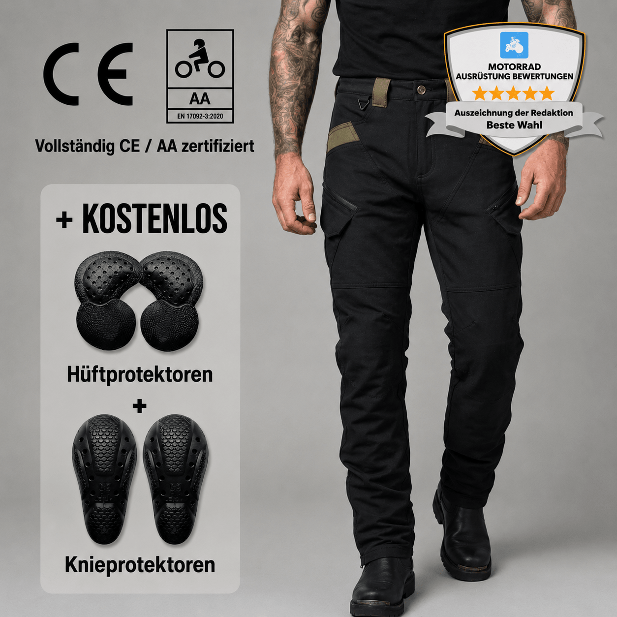 Borvane RoadGuard™ Motorcycle Pants