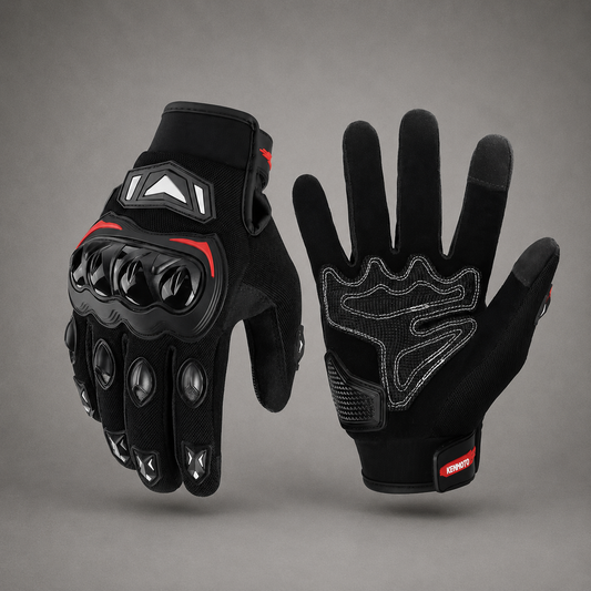 Borvane™ AeroGrip Black/Red Gloves