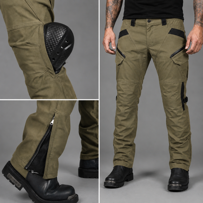Borvane RoadGuard™ Green Motorcycle Pants