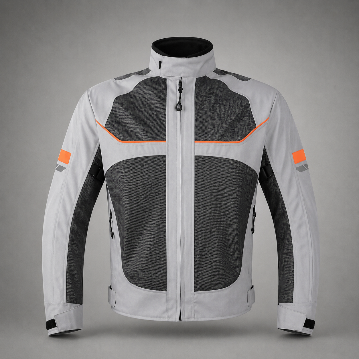 Borvane™ AirGuard Breathable Motorcycle Jacket (Black)