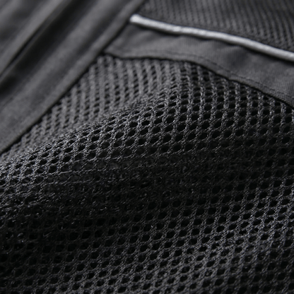 Borvane™ AirGuard Breathable Motorcycle Jacket (Black)