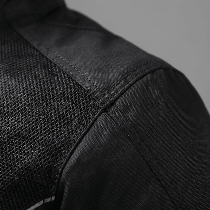 Borvane™ AirGuard Breathable Motorcycle Jacket (Black)