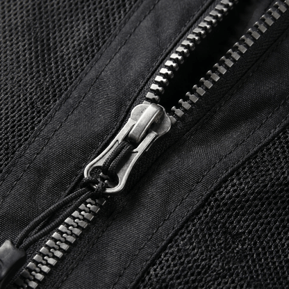 Borvane™ AirGuard Breathable Motorcycle Jacket (Black)