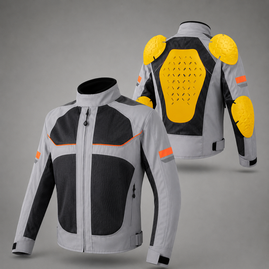 Veste de moto respirante Borvane™ AirGuard (grise)